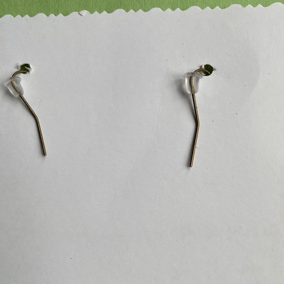 Handmade Spiral Wrapped Hoop Earring Black Turquoise Beads Copper Wire - Picture 3 of 3